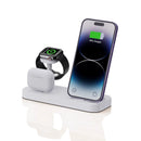 Base de Carregamento 4 em 1 Sem Fio para Celular, Fone e Relógio